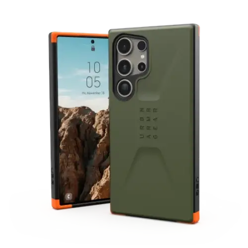 UAG Civilian case for Samsung Galaxy S24 Ultra 5G - green - Cell phone cases and covers<<<HurtelXML