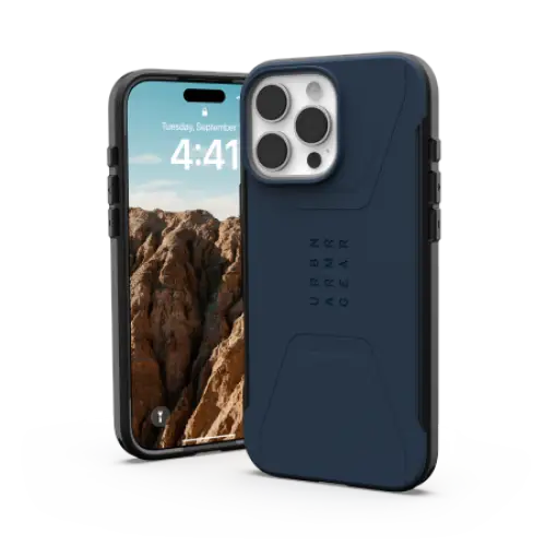 UAG Civilian Magsafe iPhone 16 Pro Max Case - Blue - Cell phone cases and covers<<<HurtelXML