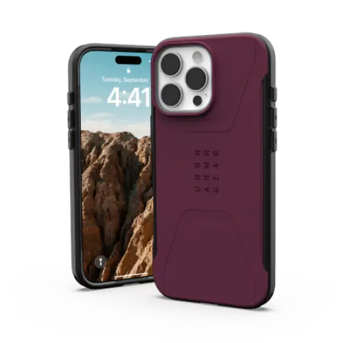UAG Civilian Magsafe iPhone 16 Pro Max Case - Red - Cell phone cases and covers<<<HurtelXML