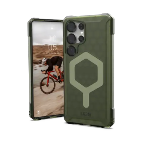UAG Essential Armor Magnet MagSafe Case for Samsung Galaxy S25 Ultra - Olive - Cell phone cases and covers<<<HurtelXML