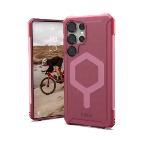 UAG Essential Armor Magnet MagSafe Case for Samsung Galaxy S25 Ultra 5G - Burgundy - Cell phone cases