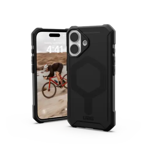 UAG Essential Armor Magsafe iPhone 16 Case - Black - Cell phone cases and covers<<<HurtelXML