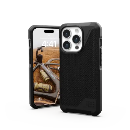UAG Metropolis LT MagSafe case for iPhone 15 Pro - black kevlar - Cell phone cases and covers<<<HurtelXML