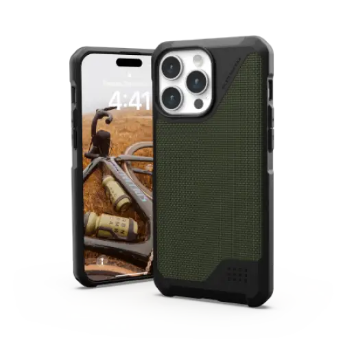 UAG Metropolis LT MagSafe case for iPhone 15 Pro Max - green Kevlar - Cell phone cases and covers<<<HurtelXML