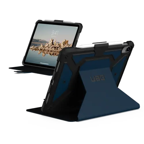 UAG Metropolis SE Case with Apple Pencil Holder for iPad 10.9’’ (10th Gen.) - Navy Blue - Cell phone holders<<<HurtelXML