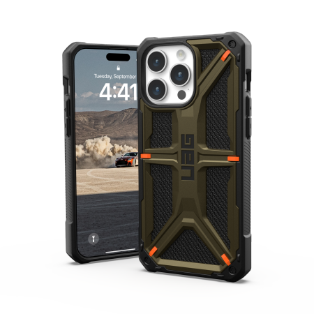 UAG Monarch case for iPhone 15 Pro Max - green kevlar - Cell phone cases and covers<<<HurtelXML