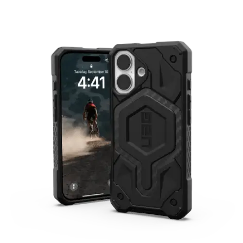UAG Monarch iPhone 16 Case - Black - Cell phone cases and covers<<<HurtelXML