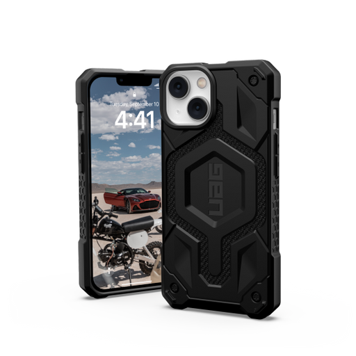 UAG Monarch MagSafe case for iPhone 14 Plus - black kvlar - Cell phone cases and covers<<<HurtelXML