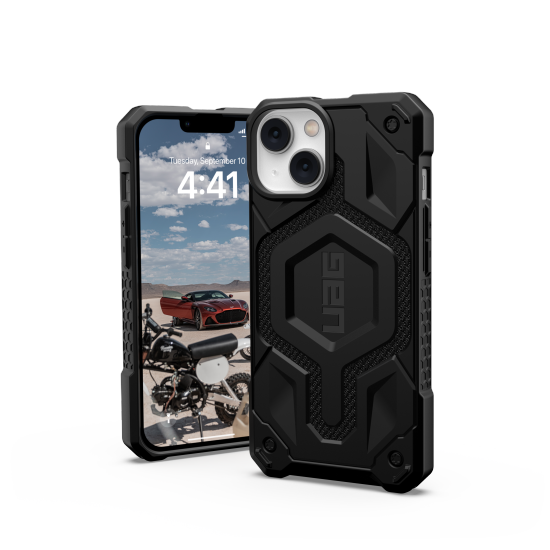 UAG Monarch MagSafe case for iPhone 14 Plus - black kvlar - Cell phone cases and covers<<<HurtelXML