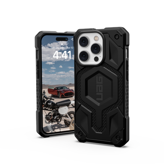 UAG Monarch MagSafe case for iPhone 14 Pro - black kevlar - Cell phone cases and covers<<<HurtelXML