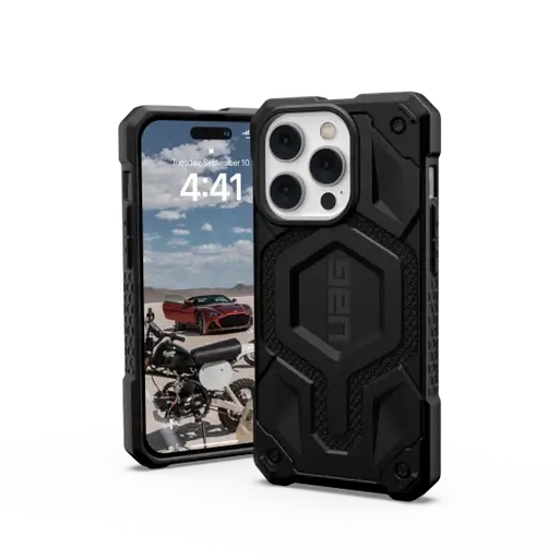UAG Monarch MagSafe case for iPhone 14 Pro Max - black kevlar - Cell phone cases and covers<<<HurtelXML