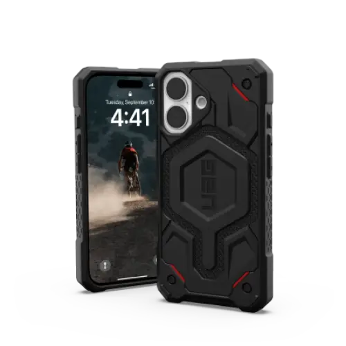 UAG Monarch Pro Case with Mag Safe for iPhone 16 - Black - Cell phone cases and covers<<<HurtelXML