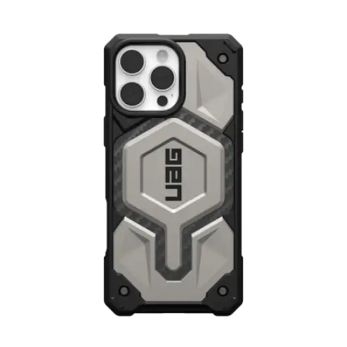 UAG Monarch Pro Case with MagSafe for iPhone 16 Pro Max - Titanium - Cell phone cases and covers<<<HurtelXML