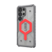 UAG Pathfinder Clear Magnet Bundle Magnetic Case and Wrist Strap for Samsung Galaxy S25 Ultra 5G - Gray/Red - Other