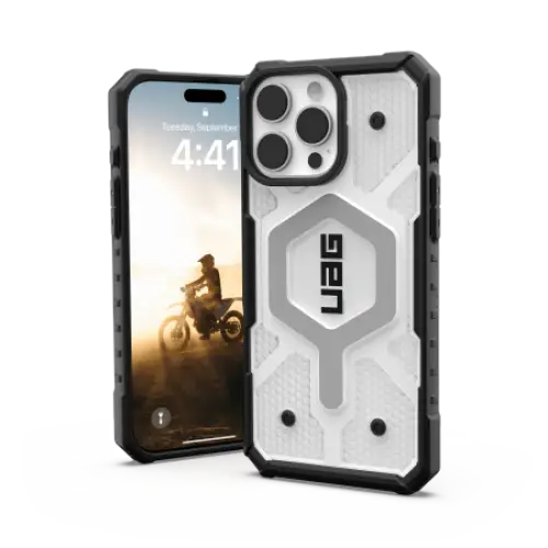UAG Pathfinder Clear Magsafe Case for iPhone 16 Pro Max - White - Cell phone cases and covers<<<HurtelXML