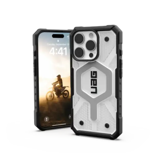 UAG Pathfinder Clear Magsafe Case for iPhone 16 Pro - White - Cell phone cases and covers<<<HurtelXML