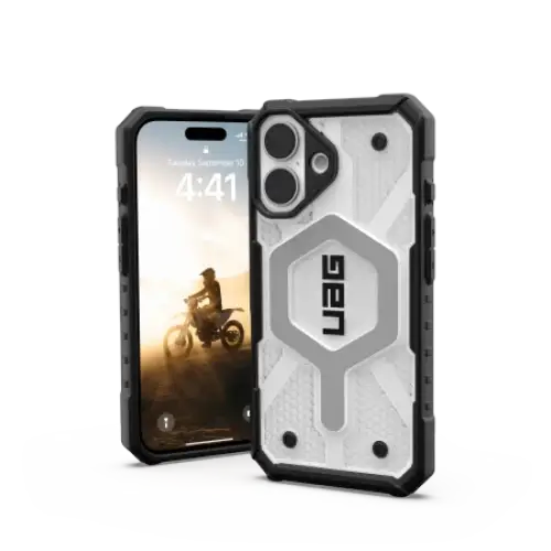 UAG Pathfinder Clear Magsafe iPhone 16 Case - White - Cell phone cases and covers<<<HurtelXML