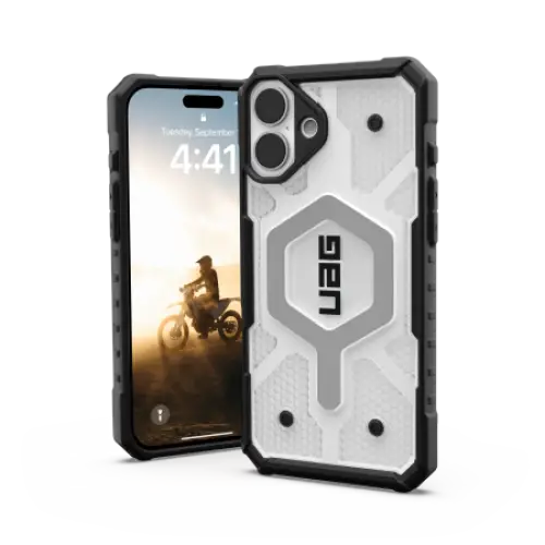 UAG Pathfinder Clear Magsafe iPhone 16 Plus Case - White - Cell phone cases and covers<<<HurtelXML