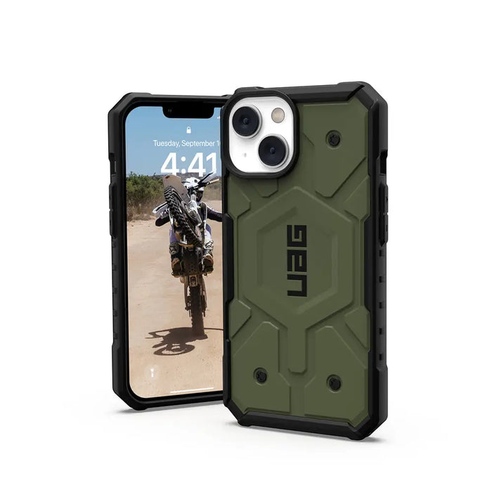 UAG Pathfinder MagSafe case for iPhone 14 Plus - green - Cell phone cases and covers<<<HurtelXML
