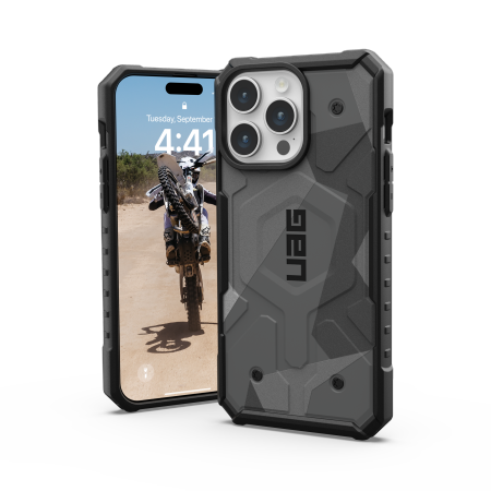 UAG Pathfinder MagSafe case for iPhone 15 Pro Max - camo gray - Cell phone cases and covers<<<HurtelXML