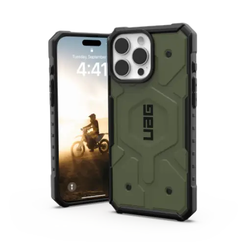 UAG Pathfinder Magsafe iPhone 16 Pro Max Case - Green - Cell phone cases and covers<<<HurtelXML