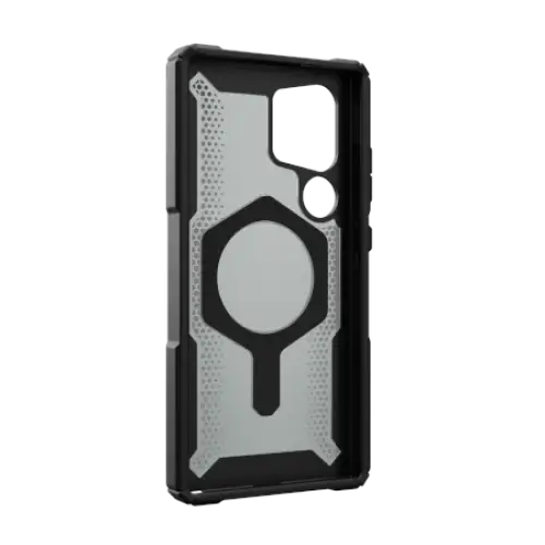 UAG Plasma XTE Kickstand Case for Samsung Galaxy S24 Ultra 5G - Black and Orange - Cell phone cases