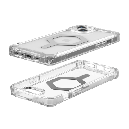 UAG Plyo MagSafe case for iPhone 15 Plus - transparent and silver - Cell phone cases and covers<<<HurtelXML