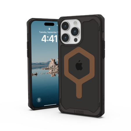 UAG Plyo MagSafe case for iPhone 15 Pro Max - black and brown - Cell phone cases and covers<<<HurtelXML