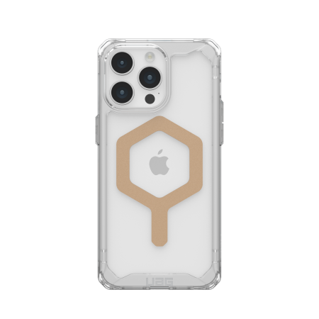 UAG Plyo MagSafe case for iPhone 15 Pro Max - transparent and gold - Cell phone cases and covers<<<HurtelXML