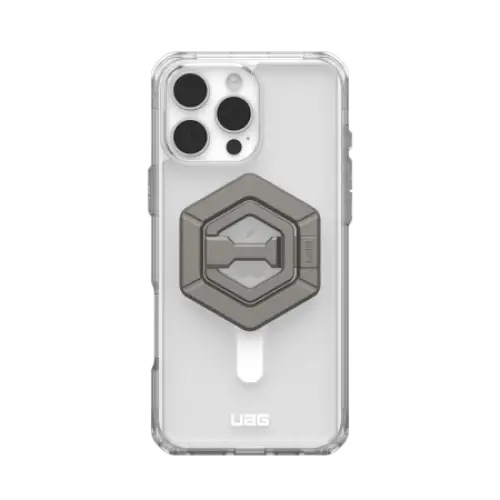 UAG Plyo Magsafe Case with Magnetic Ring Stand for iPhone 16 Pro Max - Titanium - Cell phone cases