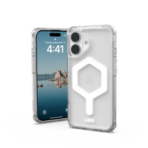 UAG Plyo Magsafe iPhone 16 Case - White - Cell phone cases and covers<<<HurtelXML