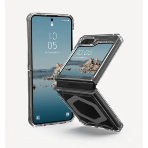 UAG Plyo Pro case with magnetic module for Samsung Galaxy Flip 5 - transparent-gray - Cell phone cases