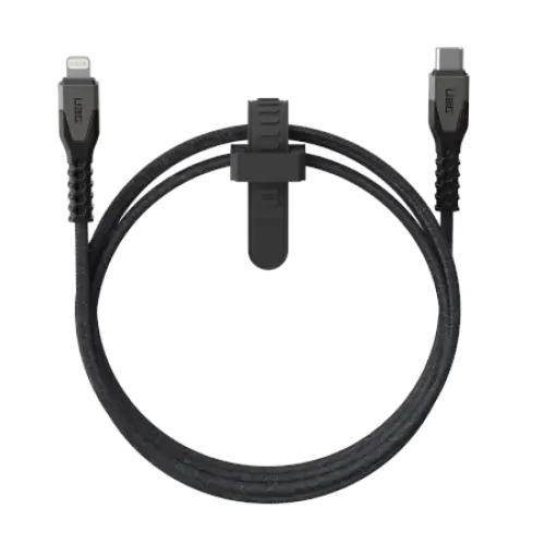 UAG Rugged Cable USB-C 30W 1.5m - Gray - *Temporary category<<<HurtelXML