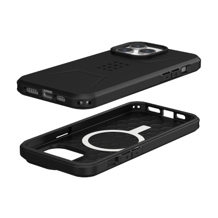 UAG Civilian MagSafe case for iPhone 15 Pro Max - black