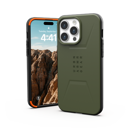 UAG Civilian MagSafe case for iPhone 15 Pro Max - green