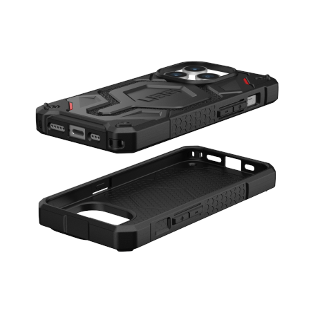 UAG Monarch Pro case with MagSafe for iPhone 15 Pro - black kevlar