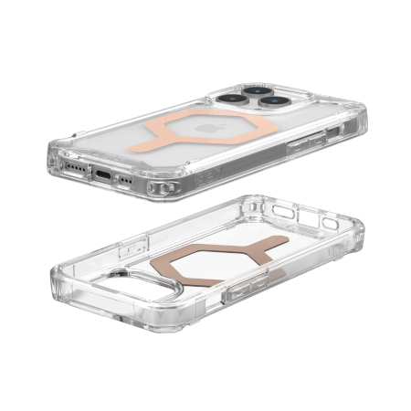 UAG Plyo MagSafe case for iPhone 15 Pro - transparent and pearl