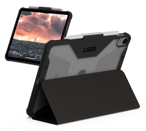 UAG Plyo Case with Apple Pencil Holder for iPad 10.9" (10th Gen.) - Gray/Black