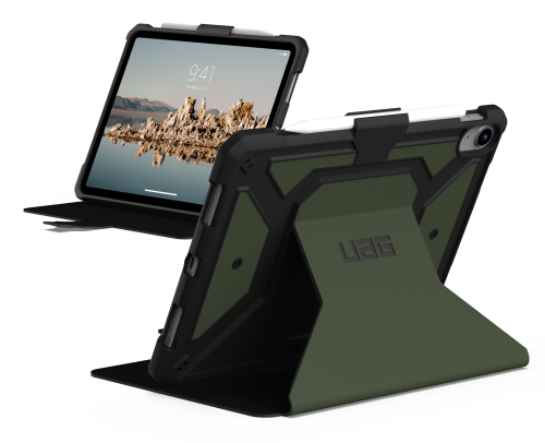UAG Metropolis SE Case with Apple Pencil Holder for iPad 10.9" (10th Gen.) - Olive