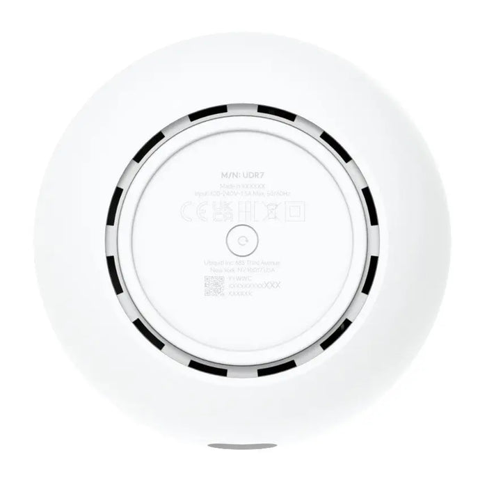 Ubiquiti Dream 7 wireless router 2.5 Gigabit Ethernet Tri-band (2.4 GHz / 5 GHz / 6 GHz) White