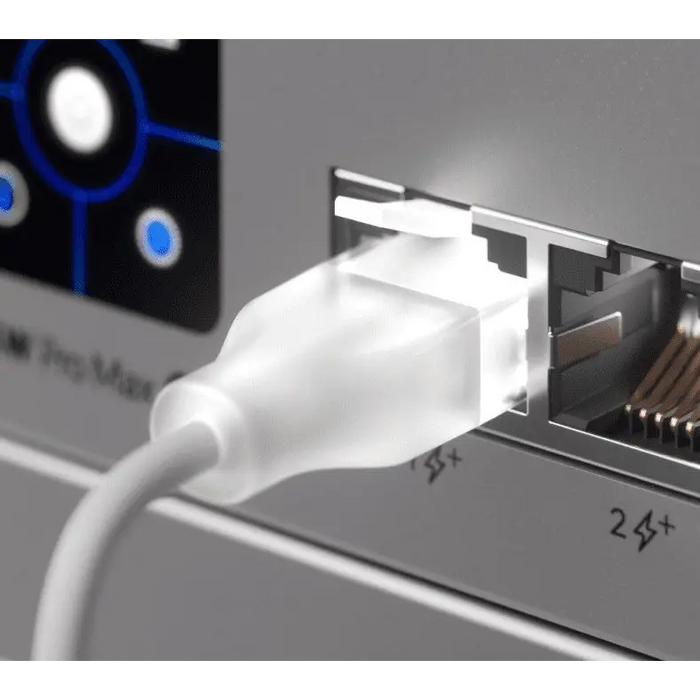 Ubiquiti UACC-Cable-Patch-EL-0.15M-W-24 networking cable Translucent White Cat6 - PatchcableKGW-PAT<<<Cables jacks