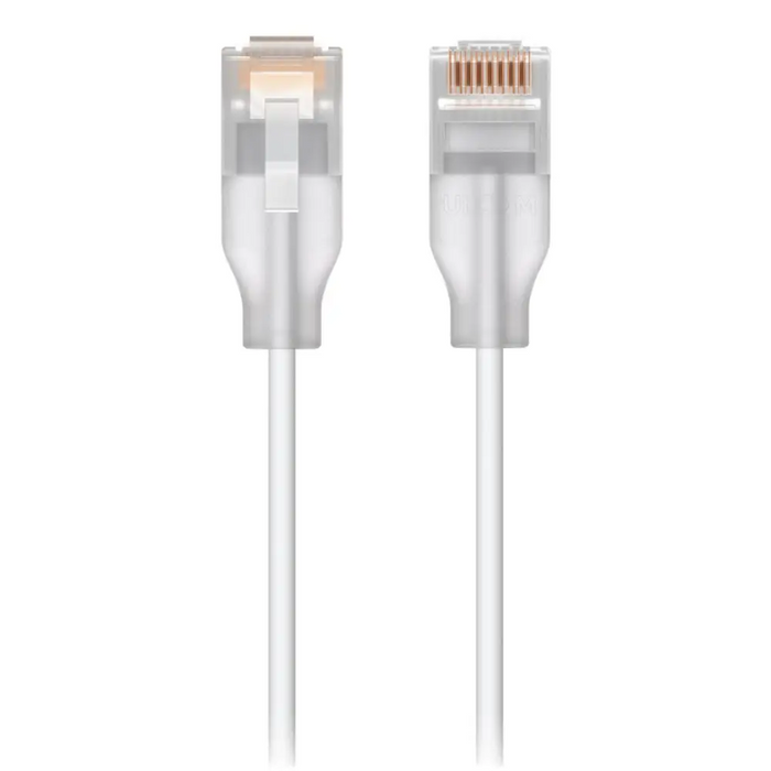 Ubiquiti UACC-Cable-Patch-EL-0.15M-W networking cable Translucent White Cat6 - PatchcableKGW-PAT<<<Cables jacks