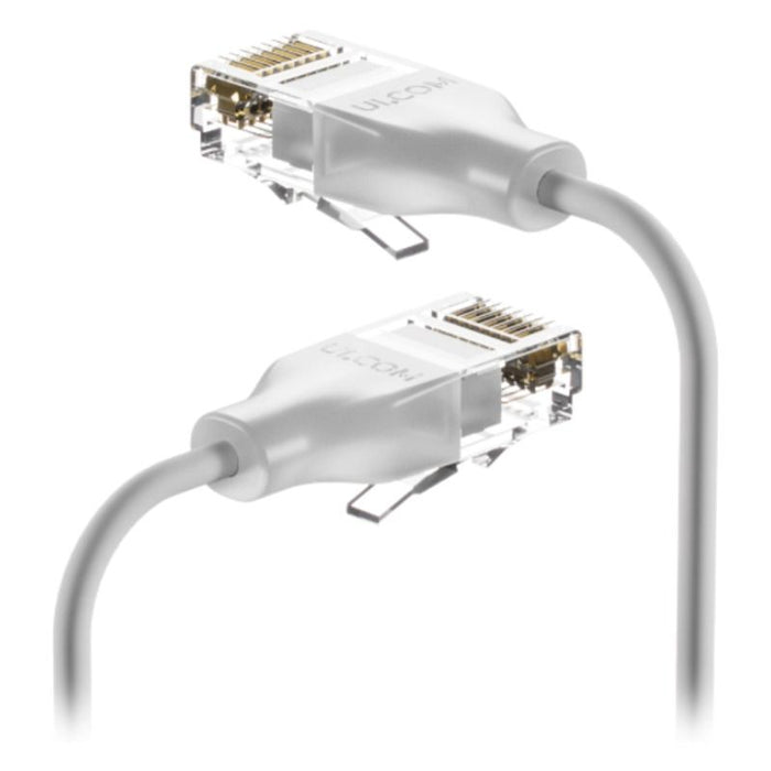 Ubiquiti UACC-Cable-Patch-EL-0.15M-W networking cable Translucent, White Cat6