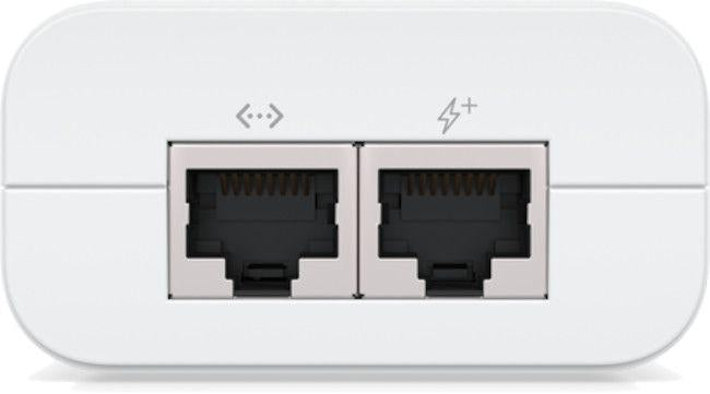 PoE injector Ubiquiti U-POE-AT, Gigabit PoE, 802.3at, 30W
