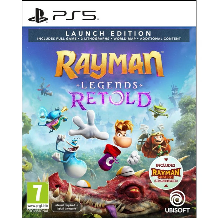 RAYMAN LEGENDS RETOLD LAUNCH EDITION game (PS5)