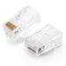 Ugreen 100x plug end RJ45 8P8C (UTP Cat. 5 / Cat. 5e) transparent (NW110) - Network cables<<<HurtelXML