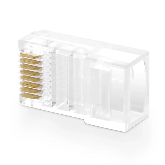 Ugreen 100x plug end RJ45 8P8C (UTP Cat. 5 / Cat. 5e) transparent (NW110) - Network cables<<<HurtelXML