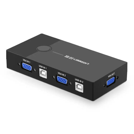 Ugreen 30357 KVM Switch - Black - KVM switches<<<HurtelXML