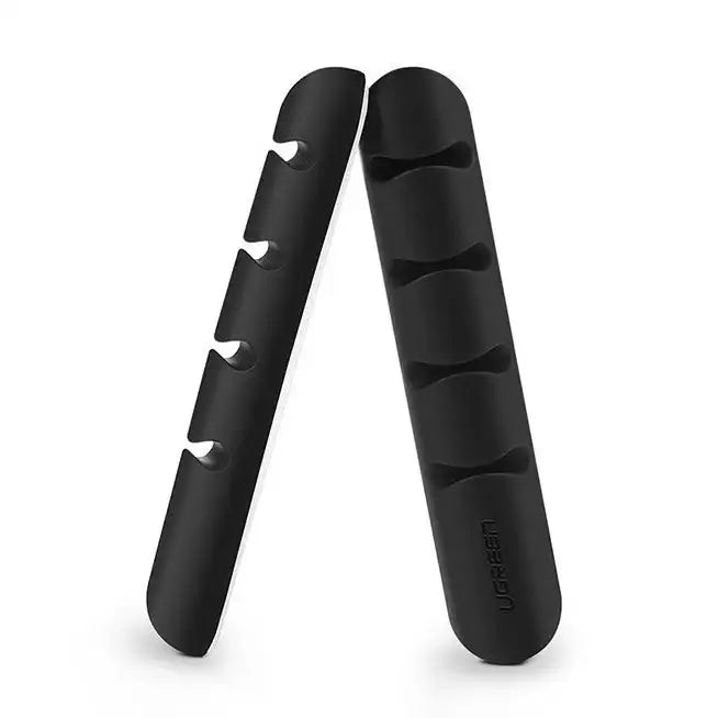 Ugreen 30762 self-adhesive organizer for 4 cables - black (2 pcs ...