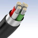 Ugreen 5 pin gold-plated USB cable - mini USB 0.25m black (US132) - Cell phone cables<<<HurtelXML